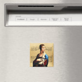 Leonardo da Vinci Lady mit Ermine Magnet (In Situ (Geschirrspüler))
