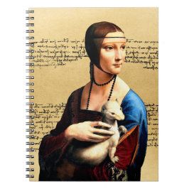 Leonardo da Vinci Lady mit Ermine Notizblock