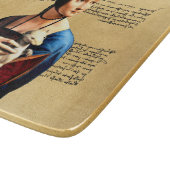 Leonardo da Vinci Lady mit Ermine Schneidebrett (Ecke)