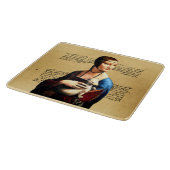 Leonardo da Vinci Lady mit Ermine Schneidebrett (Ecke)