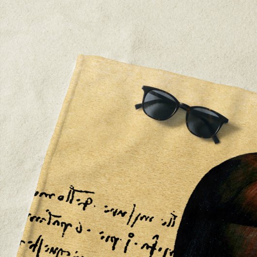 Leonardo da Vinci Lady mit Ermine Strandtuch (Beispiel)