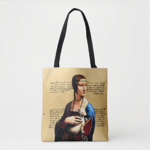 Leonardo da Vinci Lady mit Ermine Tasche