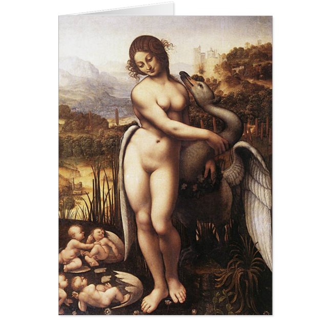 Leonardo da Vinci - Leda und der Schwan (Vorne)