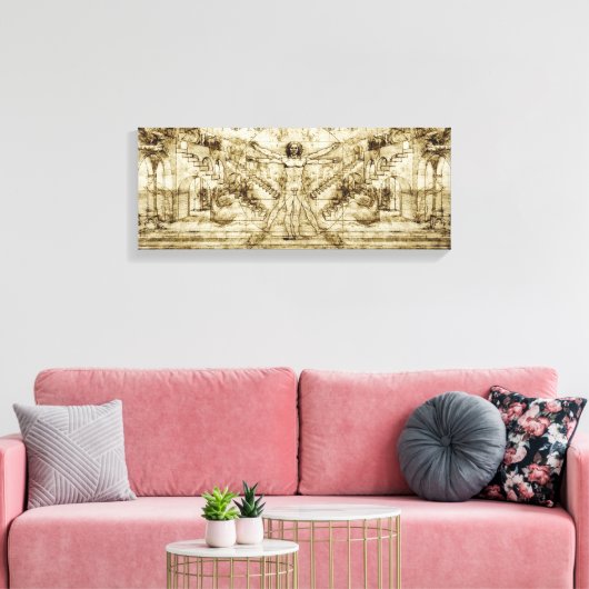 Leonardo Da Vinci Leinwanddruck (Insitu (Wohnzimmer))