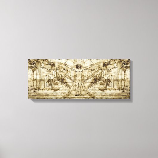 Leonardo Da Vinci Leinwanddruck (Vorderseite)