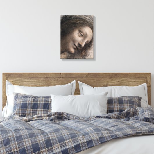 Leonardo da Vinci Leiter der Jungfrau Leinwanddruck (Insitu (Schlafzimmer))