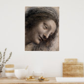 Leonardo da Vinci Leiter der Jungfrau Poster (Küche)