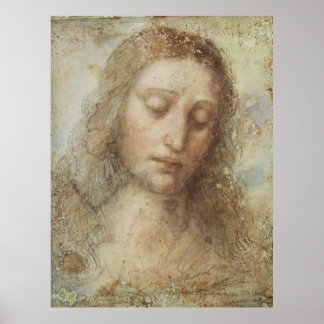 Leonardo da Vinci Leiter des Christ Poster