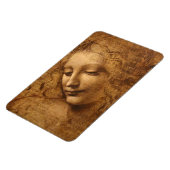 Leonardo da Vinci Leiter einer Frau Magnet (Linke Seite)