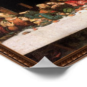 Leonardo da Vinci - Letzte Kunst der AbendRenaissa Poster (Ecke)