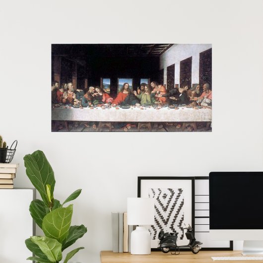 Leonardo da Vinci Letztes Abendessen Poster (Heimbüro)