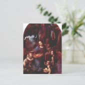 Leonardo da Vinci - Madonna in der Felshöhle Postkarte (Stehend Vorderseite)