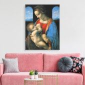 Leonardo da Vinci Madonna Lita Leinwanddruck (Insitu (Wohnzimmer))