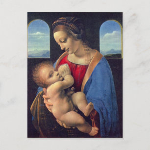 Leonardo da Vinci - Madonna Postkarte