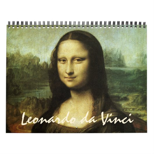 Leonardo da Vinci Malereien und Skizzen Kalender (Titelbild)