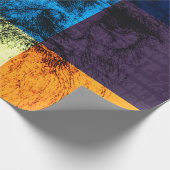 Leonardo Da Vinci Modern Self-Portrait Geschenkpapier (Ecke)