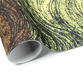 Leonardo Da Vinci Modern Self-Portrait Geschenkpapier (Rolleneckpunkt)