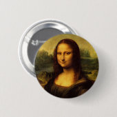 Leonardo da Vinci, Mona Lisa Button (Vorne & Hinten)