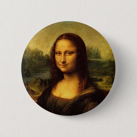 Leonardo Da Vinci - Mona Lisa Button (Vorderseite)