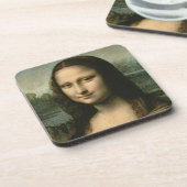 Leonardo da Vinci | Mona Lisa, c.1503-6 Getränkeuntersetzer (Linke Seite)