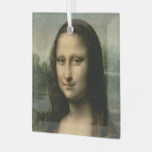 Leonardo da Vinci | Mona Lisa, c.1503-6 Ornament Aus Glas (Vorderseite links)
