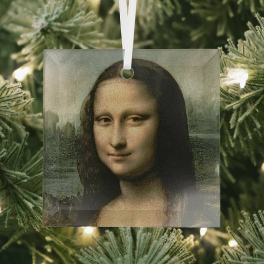 Leonardo da Vinci | Mona Lisa, c.1503-6 Ornament Aus Glas (Insitu)