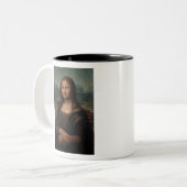 Leonardo da Vinci Mona Lisa Classic Zweifarbige Tasse (Vorderseite Links)
