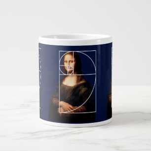 Leonardo da Vinci Mona Lisa Fibonacci Sequence Jumbo-Tasse