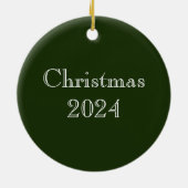 Leonardo da Vinci Mona Lisa Fibonacci Sequence Keramik Ornament (Hinten)