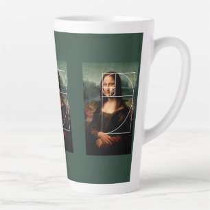 Leonardo da Vinci Mona Lisa Fibonacci Sequence Milchtasse