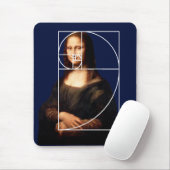 Leonardo da Vinci Mona Lisa Fibonacci Sequence Mousepad (Mit Mouse)
