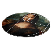 Leonardo da Vinci Mona Lisa Fibonacci Sequence Schneidebrett (Ecke)