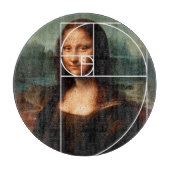 Leonardo da Vinci Mona Lisa Fibonacci Sequence Schneidebrett (Vorderseite)