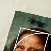 Leonardo da Vinci Mona Lisa Fibonacci Sequence Strandtuch (Beispiel)