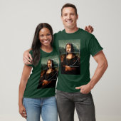 Leonardo da Vinci Mona Lisa Fibonacci Sequence T-Shirt (Unisex)