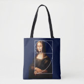 Leonardo da Vinci Mona Lisa Fibonacci Sequence Tasche (Vorderseite)