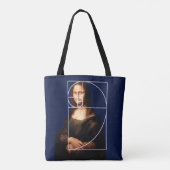 Leonardo da Vinci Mona Lisa Fibonacci Sequence Tasche (Rückseite)