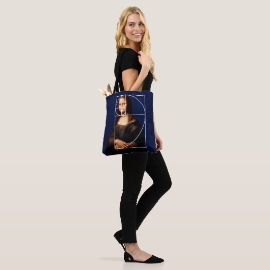 Leonardo da Vinci Mona Lisa Fibonacci Sequence Tasche (Am Model)