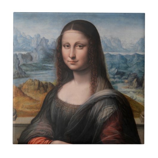Leonardo da Vinci| Mona Lisa Fliese (Vorderseite)
