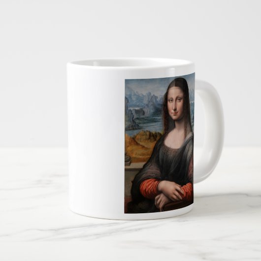 Leonardo da Vinci| Mona Lisa Jumbo-Tasse (Vorderseite Rechts)