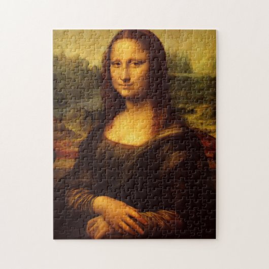 Leonardo da Vinci Mona Lisa Kunsthandwerk Puzzle (Vertikal)