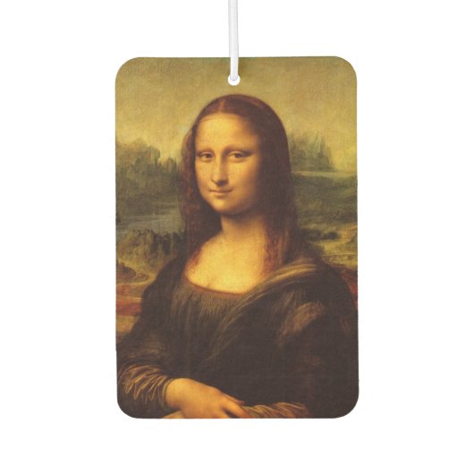 Leonardo Da Vinci Mona Lisa Kunstmalerei Autolufterfrischer (Vorderseite)