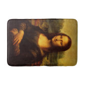Leonardo Da Vinci Mona Lisa Kunstmalerei Badematte (Vorderseite)