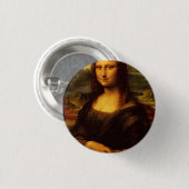 Leonardo Da Vinci Mona Lisa Kunstmalerei Button (Vorne & Hinten)