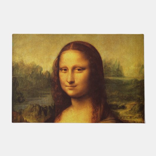 Leonardo Da Vinci Mona Lisa Kunstmalerei Fußmatte (Vorderseite)