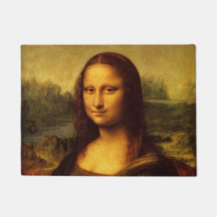 Leonardo Da Vinci Mona Lisa Kunstmalerei Fußmatte