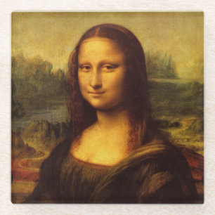 Leonardo Da Vinci Mona Lisa Kunstmalerei Glasuntersetzer