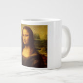 Leonardo Da Vinci Mona Lisa Kunstmalerei Jumbo-Tasse (Vorderseite Rechts)