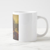 Leonardo Da Vinci Mona Lisa Kunstmalerei Jumbo-Tasse (Rechts)