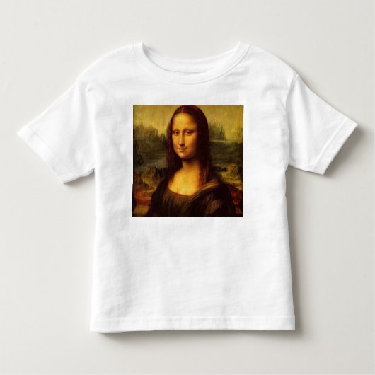 Leonardo Da Vinci Mona Lisa Kunstmalerei Kleinkind T-shirt (Vorderseite)